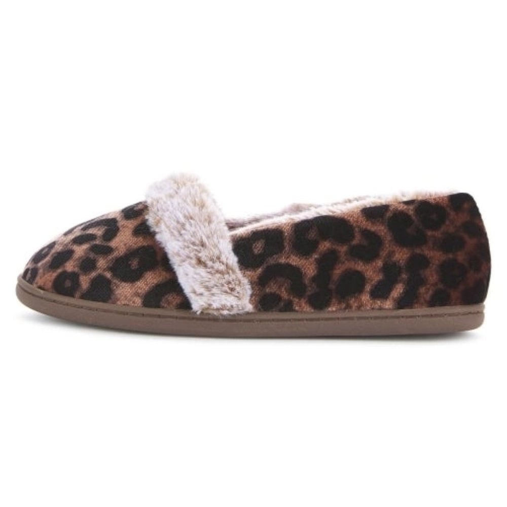 Women's Roxy Leopard Closed-Back Slippers - Picture 4 of 5